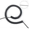 1 Pin 3.5mm Jack Headset 180° Joint Reception Only Walkie Talkie Earpiece Compatible avec Motorola Sepura Rexon Wouxun Kenwood B