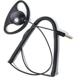 1 Pin 3.5mm Jack Headset 180° Joint Reception Only Walkie Talkie Earpiece Compatible avec Motorola Sepura Rexon Wouxun Kenwood B