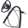 1 Pin 3.5mm Jack Headset 180° Joint Reception Only Walkie Talkie Earpiece Compatible avec Motorola Sepura Rexon Wouxun Kenwood B