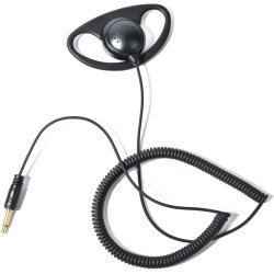1 Pin 3.5mm Jack Headset 180° Joint Reception Only Walkie Talkie Earpiece Compatible avec Motorola Sepura Rexon Wouxun Kenwood B