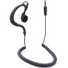 1 Pin 3.5mm Jack Headset 180° Joint Reception Only Walkie Talkie Earpiece Compatible avec Motorola Sepura Rexon Wouxun Kenwood B