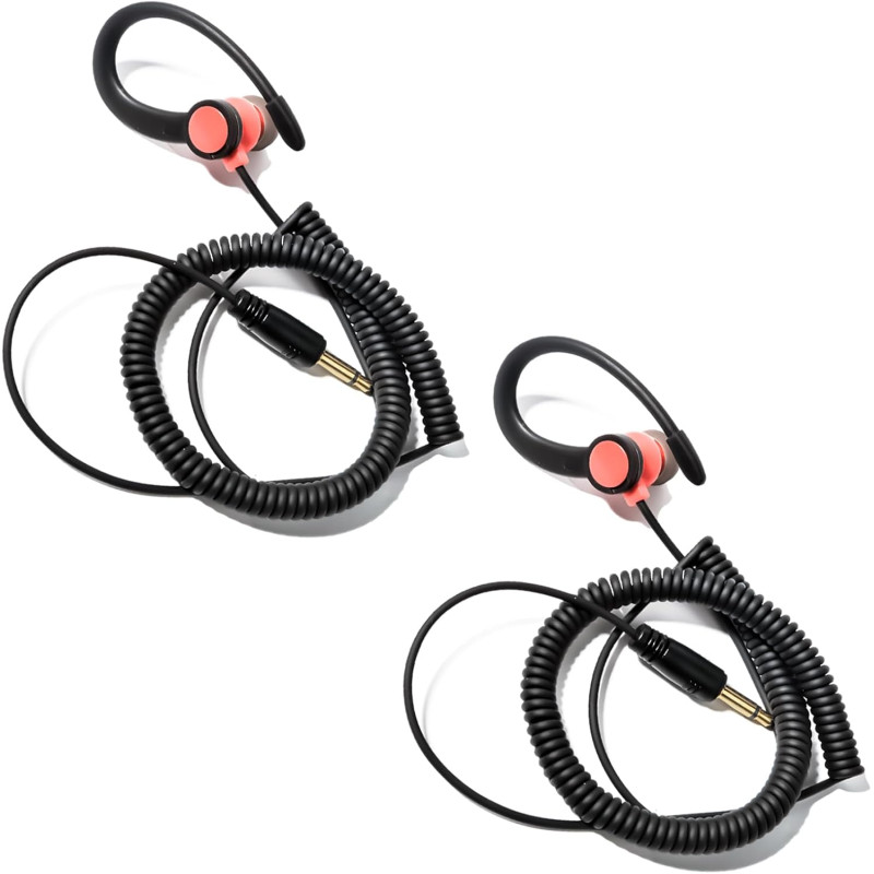 1 Pin 3.5mm Jack Headset 180° Joint Reception Only Walkie Talkie Earpiece Compatible avec Motorola Sepura Rexon Wouxun Kenwood B