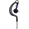 1 Pin 3.5mm Jack Headset 180° Joint Reception Only Walkie Talkie Earpiece Compatible avec Motorola Sepura Rexon Wouxun Kenwood B