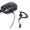1 Pin 3.5mm Jack Headset 180° Joint Reception Only Walkie Talkie Earpiece Compatible avec Motorola Sepura Rexon Wouxun Kenwood B