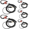 1 Pin 3.5mm Jack Headset 180° Joint Reception Only Walkie Talkie Earpiece Compatible avec Motorola Sepura Rexon Wouxun Kenwood B