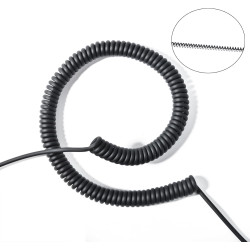 1 Pin 3.5mm Jack Headset 180° Joint Reception Only Walkie Talkie Earpiece Compatible avec Motorola Sepura Rexon Wouxun Kenwood B