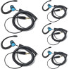 1 Pin 3.5mm Jack Headset 180° Joint Reception Only Walkie Talkie Earpiece Compatible avec Motorola Sepura Rexon Wouxun Kenwood B