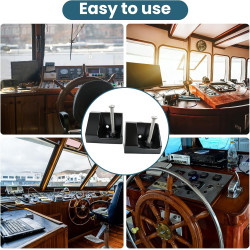 MMB-84 Kit de montage encastré pour radio VHF compatible avec la plupart des radios bidirectionnelles marines à montage fixe