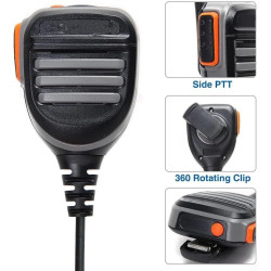 Micro haut-parleur pour radios bidirectionnelles Baofeng UV-9R Plus UV-XR UV-9R Pro UV-9RERA BF-9700 A58 GT3WP avec sensibilité 
