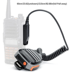 Micro haut-parleur pour radios bidirectionnelles Baofeng UV-9R Plus UV-XR UV-9R Pro UV-9RERA BF-9700 A58 GT3WP avec sensibilité 