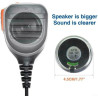 Micro haut-parleur pour radios bidirectionnelles Baofeng UV-9R Plus UV-XR UV-9R Pro UV-9RERA BF-9700 A58 GT3WP avec sensibilité 