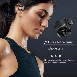 2026 Nouveau Meacode AI Translation Earbuds, Écouteur Traducteur Meacode avec 144 Langues, Indice d’Étanchéité IPX5, Réduction d