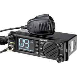 Albrecht AE 6390 12639 Radio CB, écran 2,4", Fonction Mains Libres VOX, Montage DIN, 40 canaux AM/FM, Haut-Parleur Avant 2 W, Re