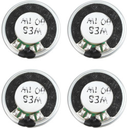 4 Haut-parleurs Ronds de 23 Mm 1 W 8 Ohms pour Appareils MP3/MP4 Radios de Sécurité Et Talkies-walkies (DIY).