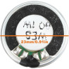 4 Haut-parleurs Ronds de 23 Mm 1 W 8 Ohms pour Appareils MP3/MP4 Radios de Sécurité Et Talkies-walkies (DIY).
