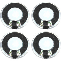 4 Haut-parleurs Ronds de 32 Mm 1 W 8 Ohms pour Appareils MP3/MP4 Radios de Sécurité Et Talkies-walkies (DIY).