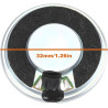 4 Haut-parleurs Ronds de 32 Mm 1 W 8 Ohms pour Appareils MP3/MP4 Radios de Sécurité Et Talkies-walkies (DIY).