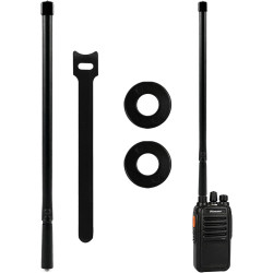 Antenne Radio Bi-Bande Pliable VHF UHF 144/430 MHz - Antenne Tactique SMA Femelle de 47cm pour Radioamateur Portatif,Compatibili