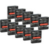 vhbw 10x Batterie Compatible avec Motorola Talkabout T5920, T9500, T5950, T8500, T62, T5900 Radio Talkie-walkie (1300mAh, 3,6V, 