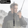 Antenne Télescopique CB 27 MHz de Connecteur SMA Femelle, Compatible avec Baofeng Quansheng, Radios CB portatives et Talkies Wal