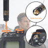 Antenne Télescopique CB 27 MHz de Connecteur SMA Femelle, Compatible avec Baofeng Quansheng, Radios CB portatives et Talkies Wal