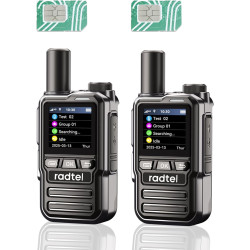Radio Radtel P8 PoC (Communication par Simple Pression sur Un Bouton Via réseau cellulaire), radios portatives à portée illimité