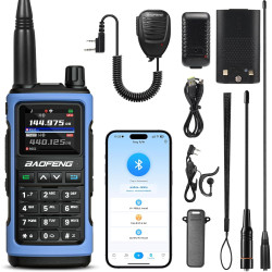 BAOFENG UV-7B Talkie-Walkie Radio Amateur Portable, sans Fil APP & Chirp Programmation, Tri-Bande Réception Aviation/FM, 1000CH,