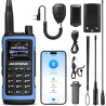 BAOFENG UV-7B Talkie-Walkie Radio Amateur Portable, sans Fil APP & Chirp Programmation, Tri-Bande Réception Aviation/FM, 1000CH,