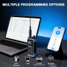 BAOFENG UV-7B Talkie-Walkie Radio Amateur Portable, sans Fil APP & Chirp Programmation, Tri-Bande Réception Aviation/FM, 1000CH,