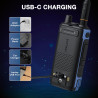 BAOFENG UV-7B Talkie-Walkie Radio Amateur Portable, sans Fil APP & Chirp Programmation, Tri-Bande Réception Aviation/FM, 1000CH,