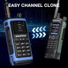 BAOFENG UV-7B Talkie-Walkie Radio Amateur Portable, sans Fil APP & Chirp Programmation, Tri-Bande Réception Aviation/FM, 1000CH,