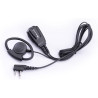 Midland MA24-Secure TX C1544 - Micro/oreillette en D avec PTT Compatible avec G7 Pro, G9 Pro, XT et XT Pro