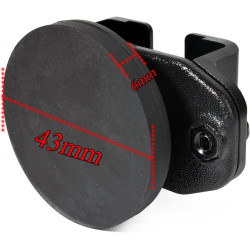 Support mural magnétique universel 3 en 1 pour talkie-walkie avec force d'aspiration de 7,5 kg, compatible avec Baofeng Quanshen