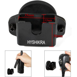 Support mural magnétique universel 3 en 1 pour talkie-walkie avec force d'aspiration de 7,5 kg, compatible avec Baofeng Quanshen