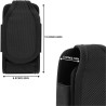 Pochette Ceinture Pour Talkie-walkie – Transport Sécurisé Pour Appareil, Forme Compacte, Design Noir Tactique, Taille 12,5 X 6,5