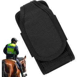 Pochette Ceinture Pour Talkie-walkie – Transport Sécurisé Pour Appareil, Forme Compacte, Design Noir Tactique, Taille 12,5 X 6,5