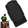 Pochette Ceinture Pour Talkie-walkie – Transport Sécurisé Pour Appareil, Forme Compacte, Design Noir Tactique, Taille 12,5 X 6,5
