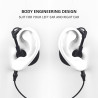 UAYESOK | Casque PTT en forme de G | 2 broches pour radio | Compatible avec les talkies walkies Midland des séries G7/G7XT/G7 Pr