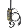 UAYESOK | Casque PTT en forme de G | 2 broches pour radio | Compatible avec les talkies walkies Midland des séries G7/G7XT/G7 Pr