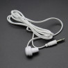 Lot de 10 écouteurs intra-auriculaires mono côté pour radio, hôpital, télévision, aide auditive (prise jack 3,5 mm)