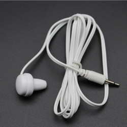 Lot de 10 écouteurs intra-auriculaires mono côté pour radio, hôpital, télévision, aide auditive (prise jack 3,5 mm)