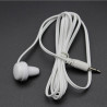 Lot de 10 écouteurs intra-auriculaires mono côté pour radio, hôpital, télévision, aide auditive (prise jack 3,5 mm)