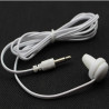 Lot de 10 écouteurs intra-auriculaires mono côté pour radio, hôpital, télévision, aide auditive (prise jack 3,5 mm)