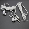 Lot de 10 écouteurs intra-auriculaires mono côté pour radio, hôpital, télévision, aide auditive (prise jack 3,5 mm)