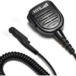 HYS Microhphone haut-parleur compatible avec Motorola R7, R7a, MXP600, APX, N30, N50, ION et autres, microphone portatif pour ta