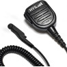 HYS Microhphone haut-parleur compatible avec Motorola R7, R7a, MXP600, APX, N30, N50, ION et autres, microphone portatif pour ta