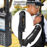 HYS Microhphone haut-parleur compatible avec Motorola R7, R7a, MXP600, APX, N30, N50, ION et autres, microphone portatif pour ta