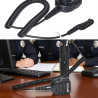 HYS Microhphone haut-parleur compatible avec Motorola R7, R7a, MXP600, APX, N30, N50, ION et autres, microphone portatif pour ta