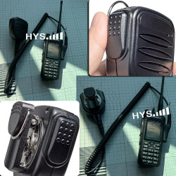 HYS Microhphone haut-parleur compatible avec Motorola R7, R7a, MXP600, APX, N30, N50, ION et autres, microphone portatif pour ta