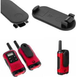 The Lord of the Tools Lot de 5pcs Clips de Batterie pour Talkie-walkie Remplacement Compatible avec Motorola T40 T42 T80 T81 T82